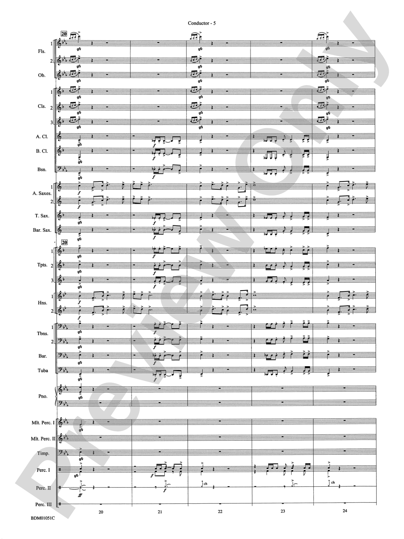Royal Canadian Sketches: Concert Band Conductor Score & Parts