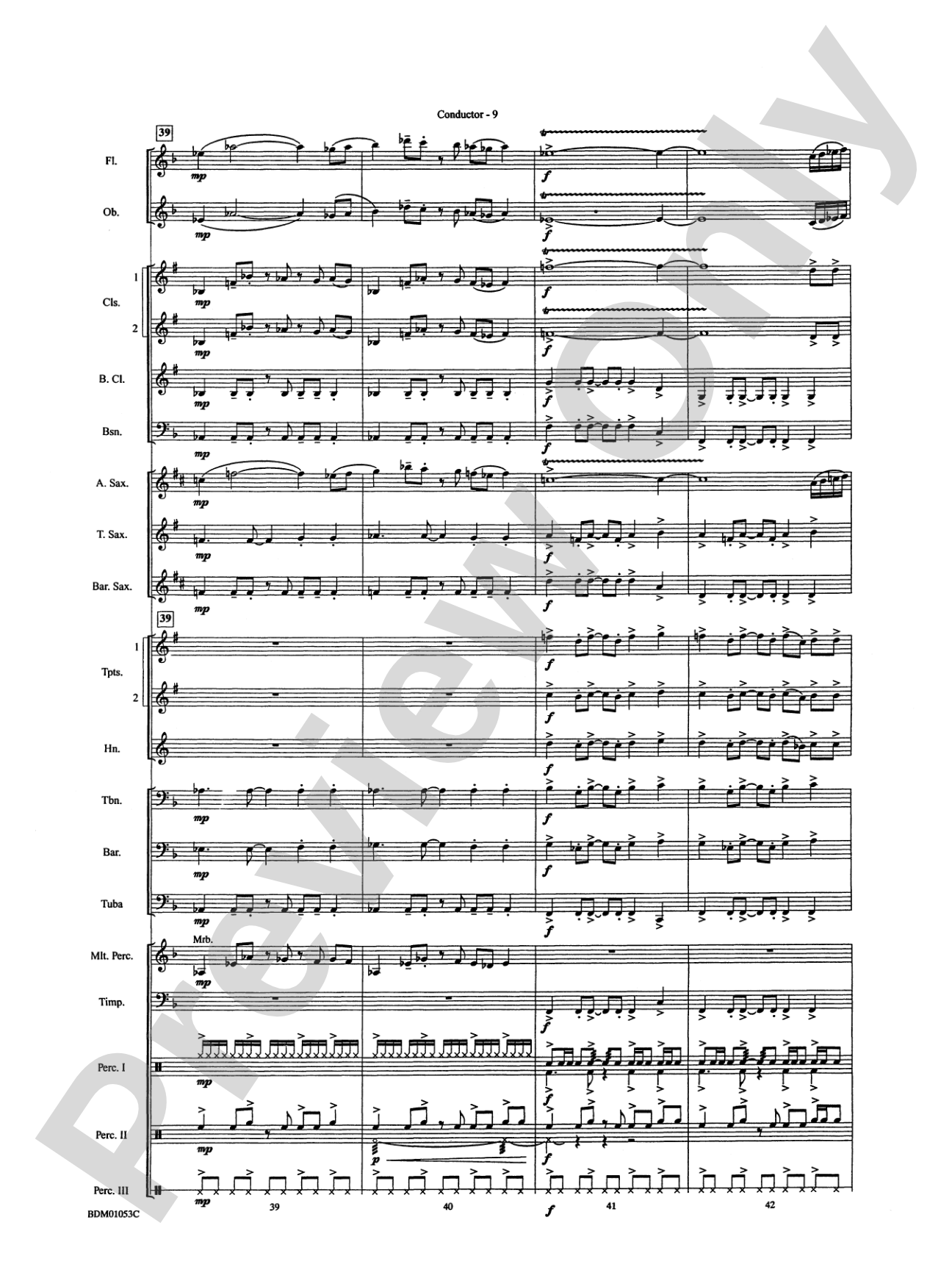 Ashford Celebration: Concert Band Conductor Score & Parts