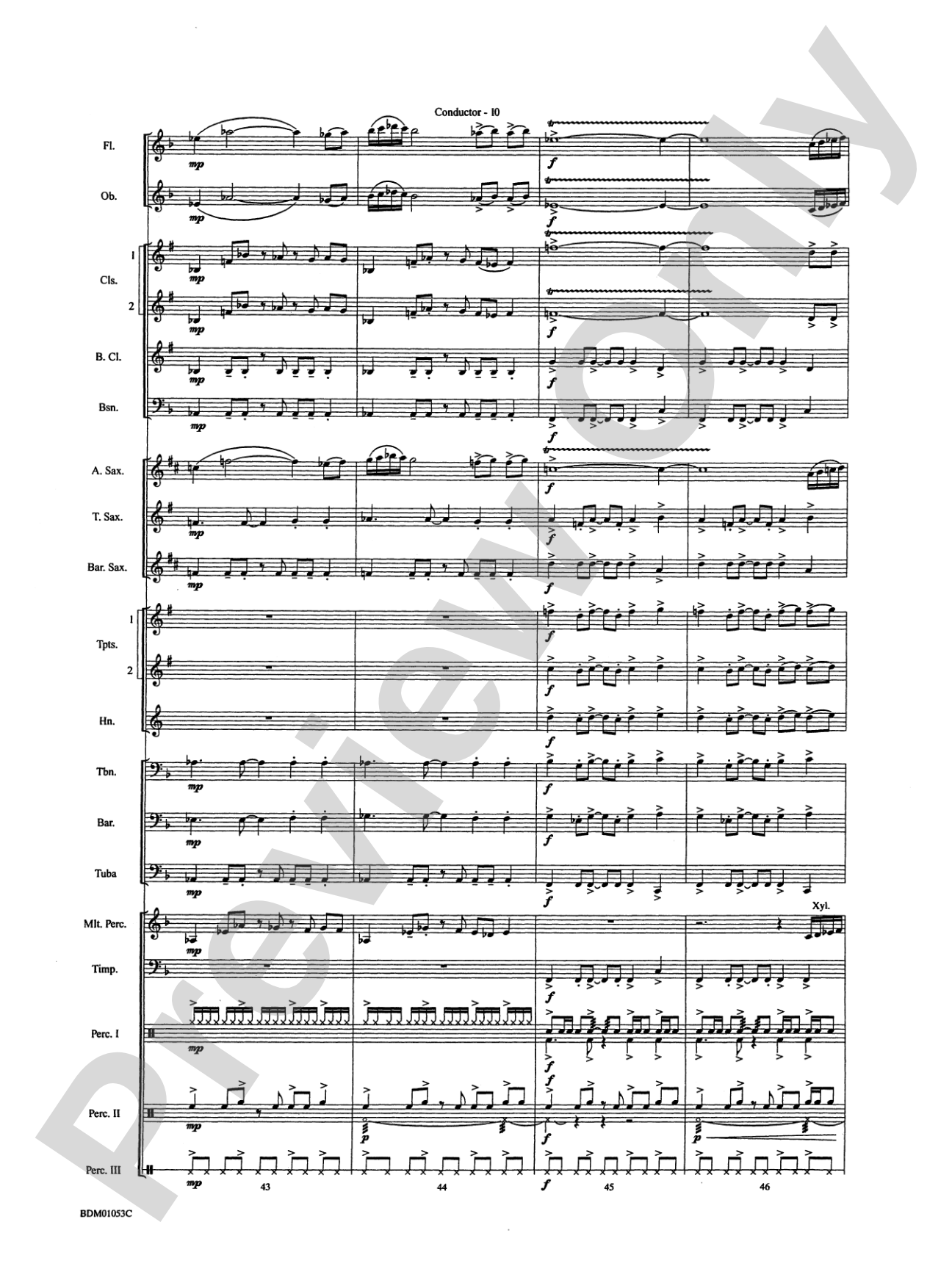 Ashford Celebration: Concert Band Conductor Score & Parts