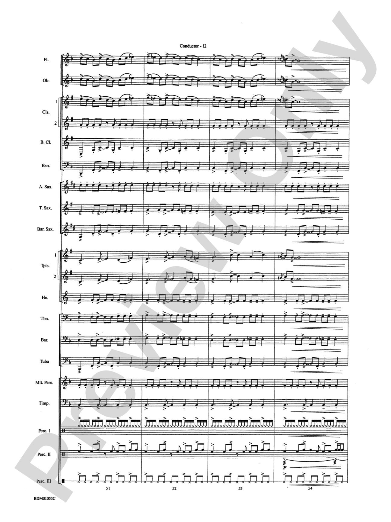 Ashford Celebration: Concert Band Conductor Score & Parts