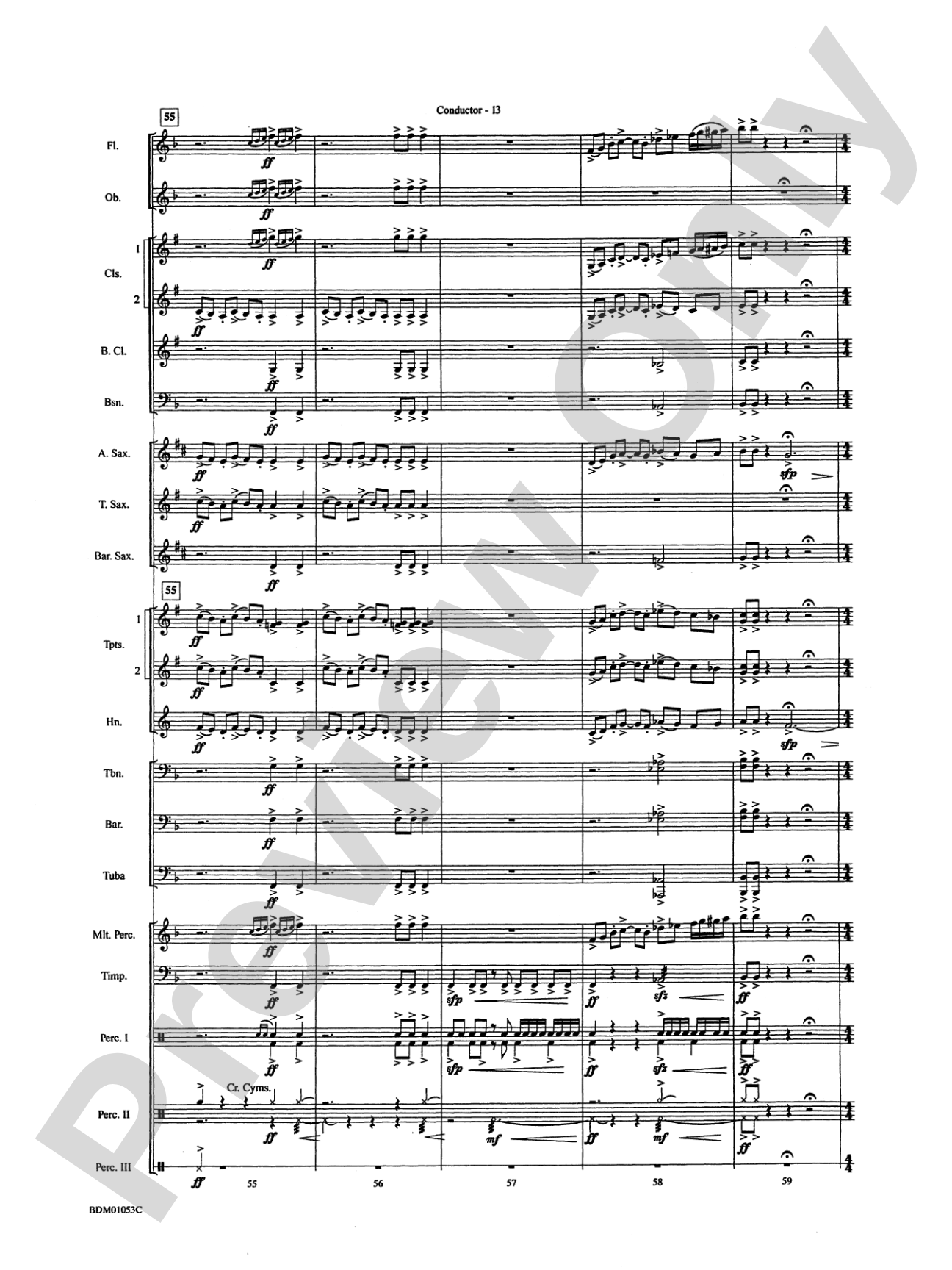 Ashford Celebration: Concert Band Conductor Score & Parts