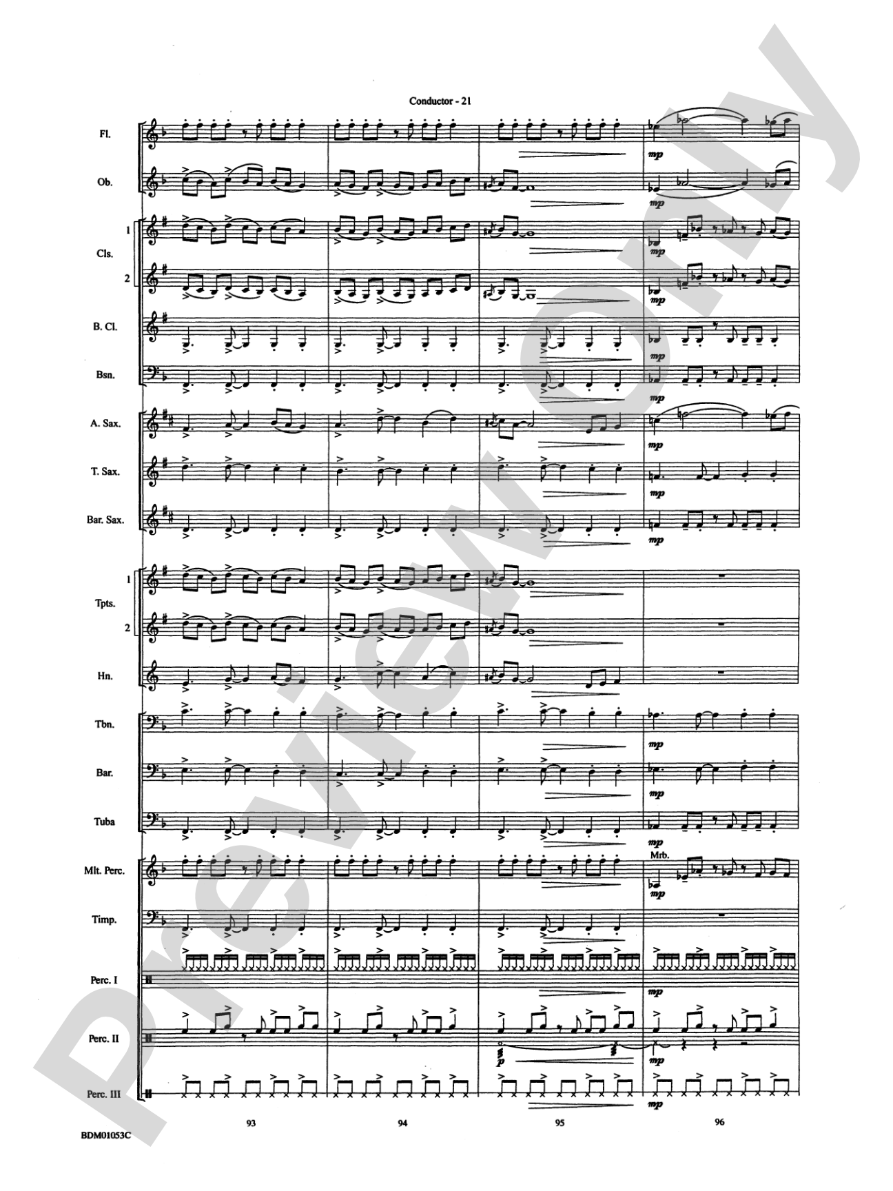 Ashford Celebration: Concert Band Conductor Score & Parts