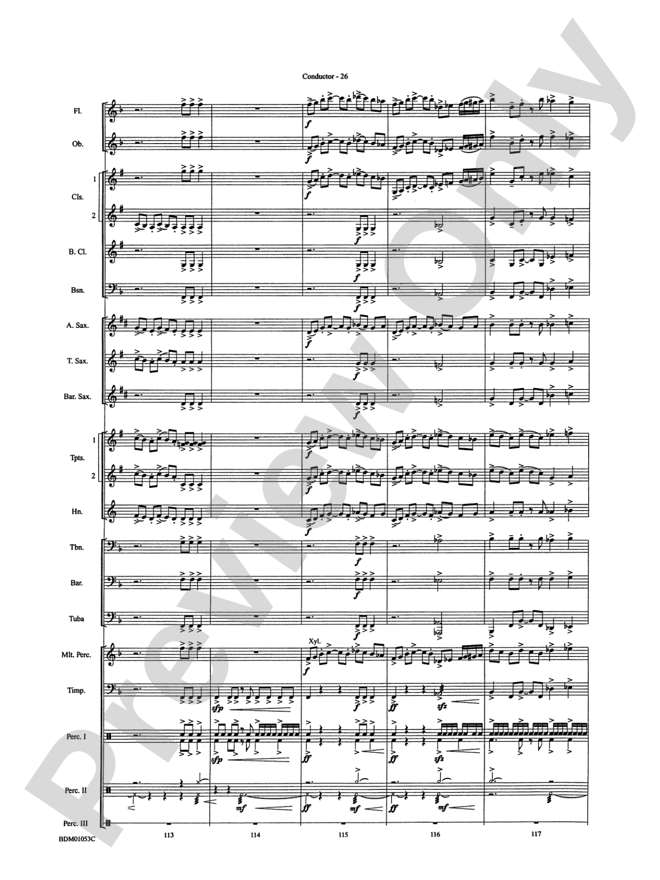 Ashford Celebration: Concert Band Conductor Score & Parts
