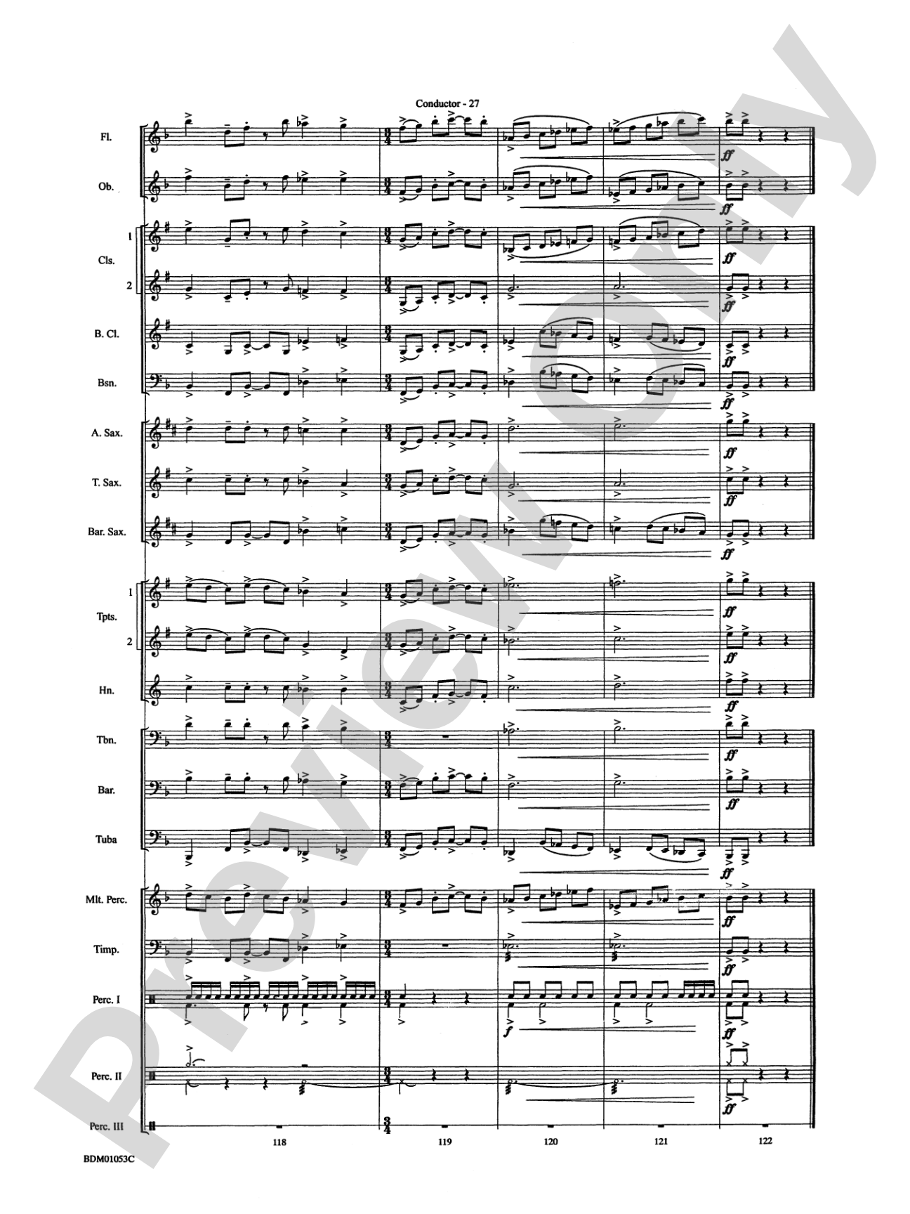 Ashford Celebration: Concert Band Conductor Score & Parts