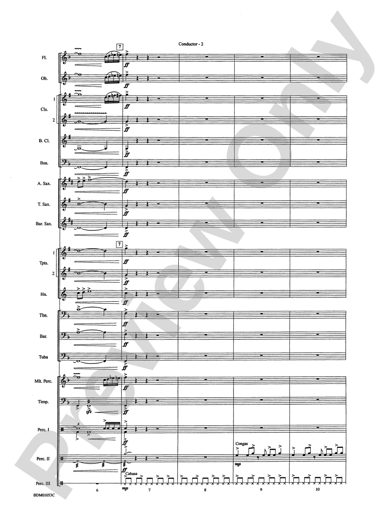 Ashford Celebration: Concert Band Conductor Score & Parts