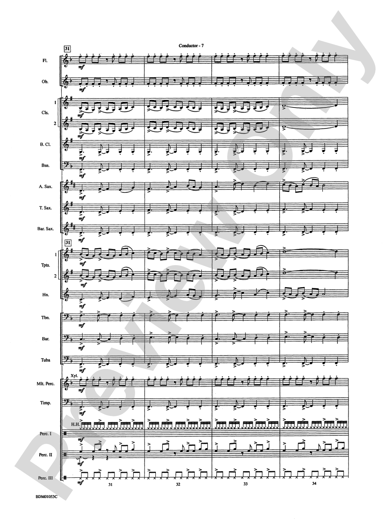 Ashford Celebration: Concert Band Conductor Score & Parts