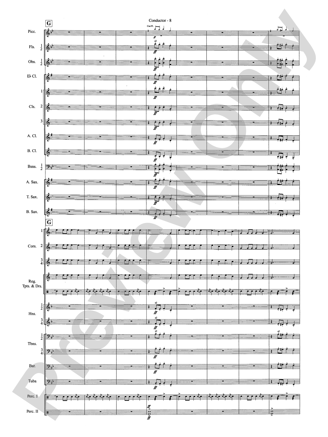 The Gallant Seventh: Concert Band Conductor Score & Parts