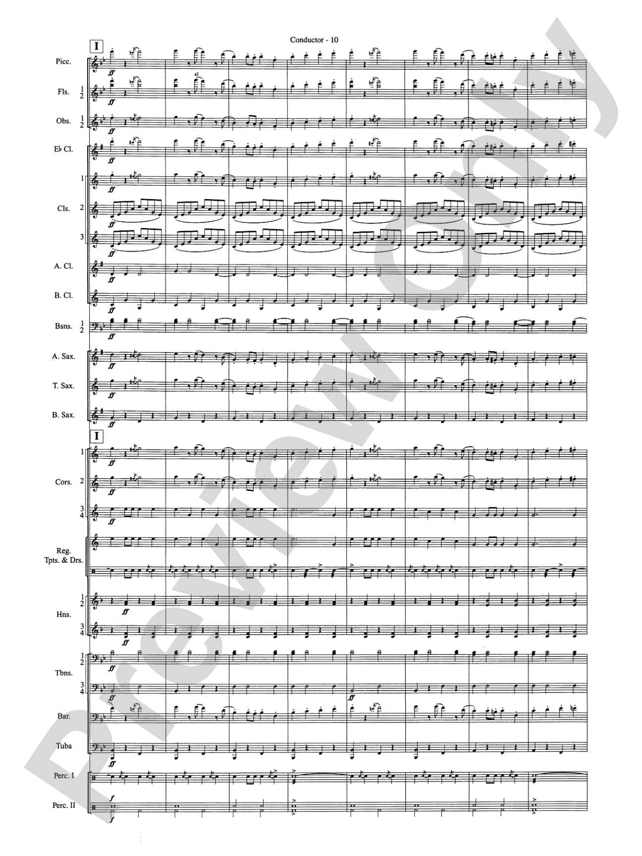 The Gallant Seventh: Concert Band Conductor Score & Parts