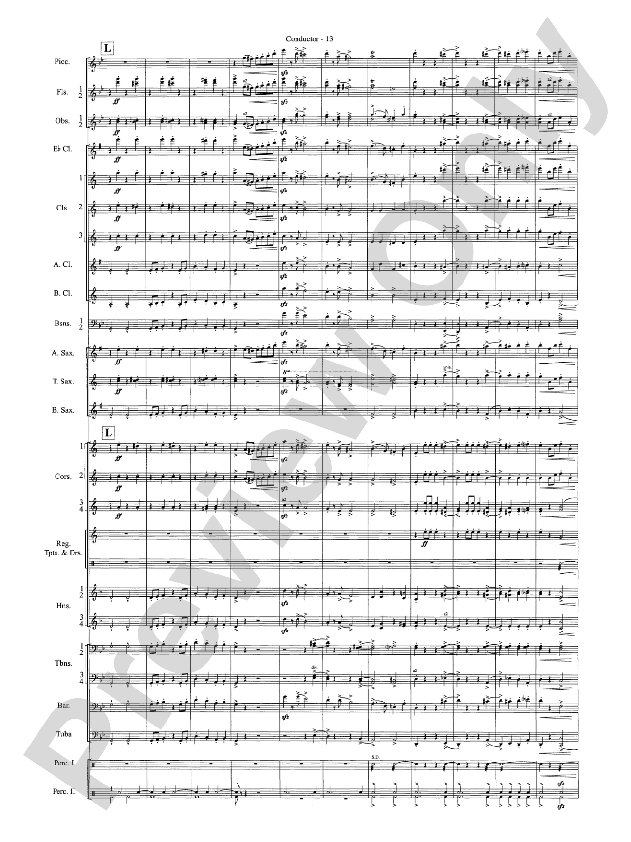 The Gallant Seventh: Concert Band Conductor Score & Parts