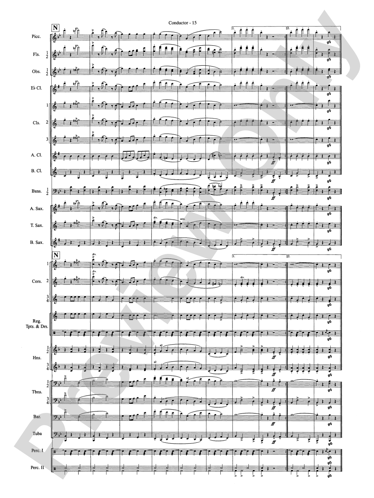 The Gallant Seventh: Concert Band Conductor Score & Parts