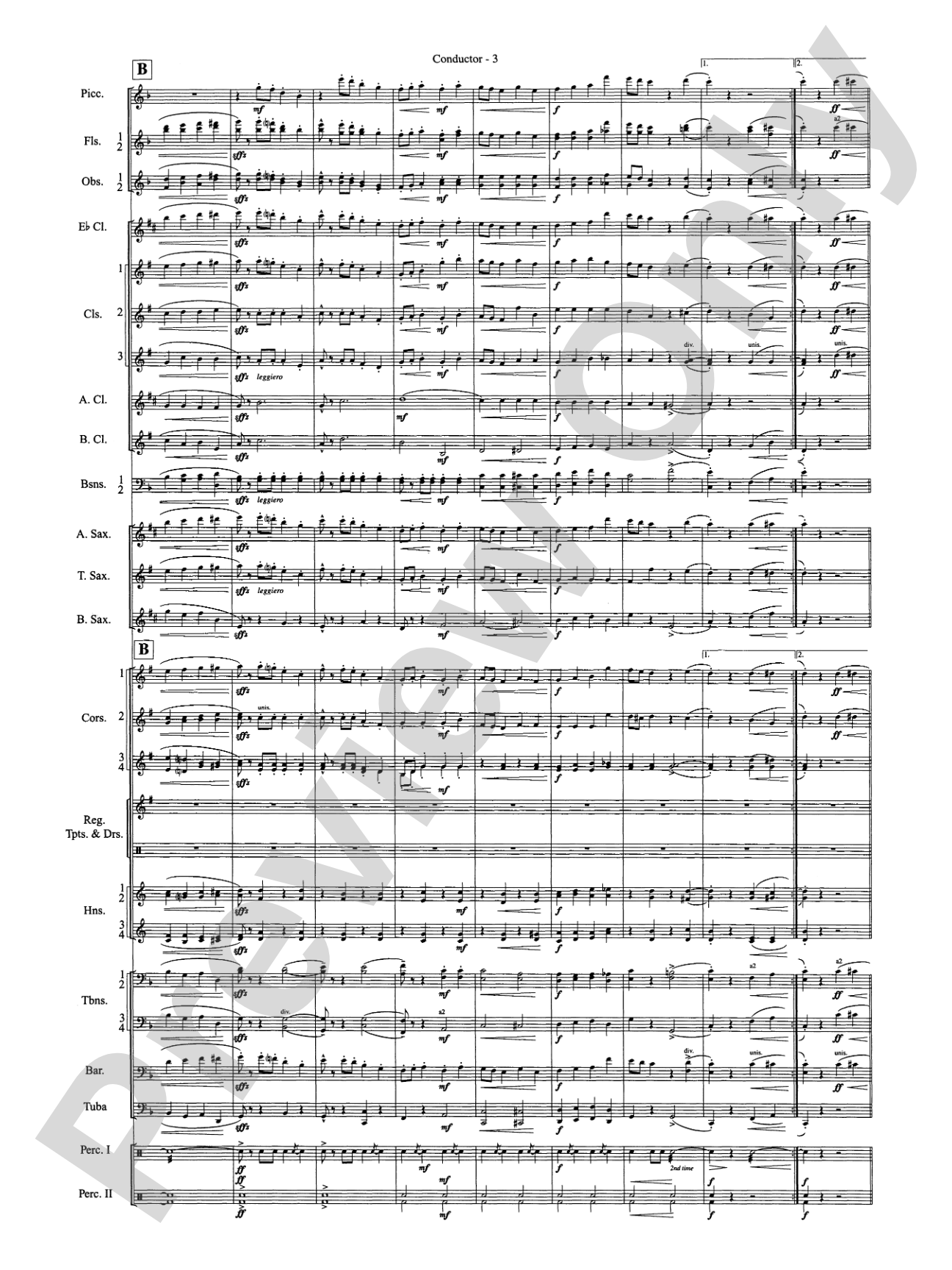 The Gallant Seventh: Concert Band Conductor Score & Parts