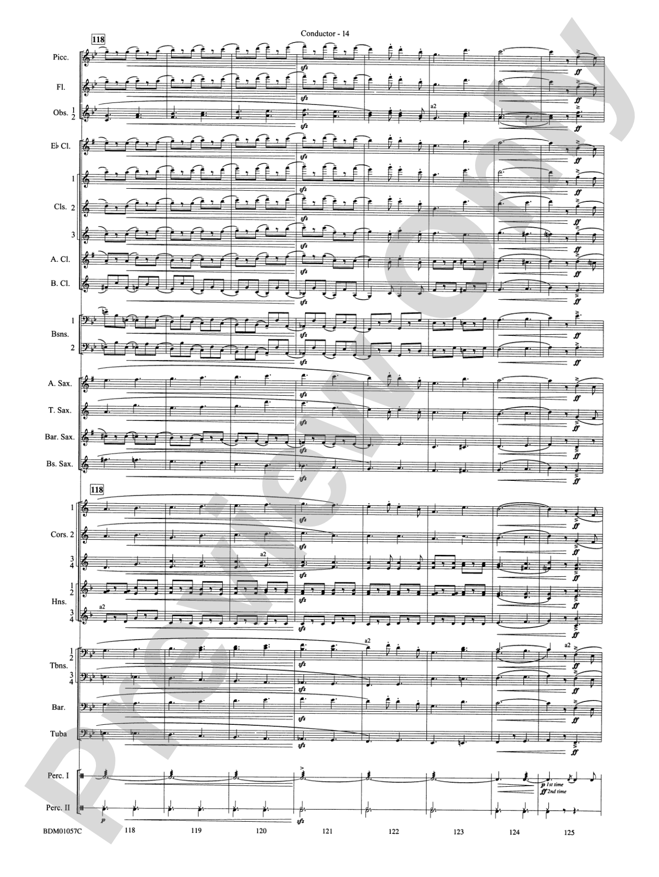 Black Horse Troop: Concert Band Conductor Score & Parts