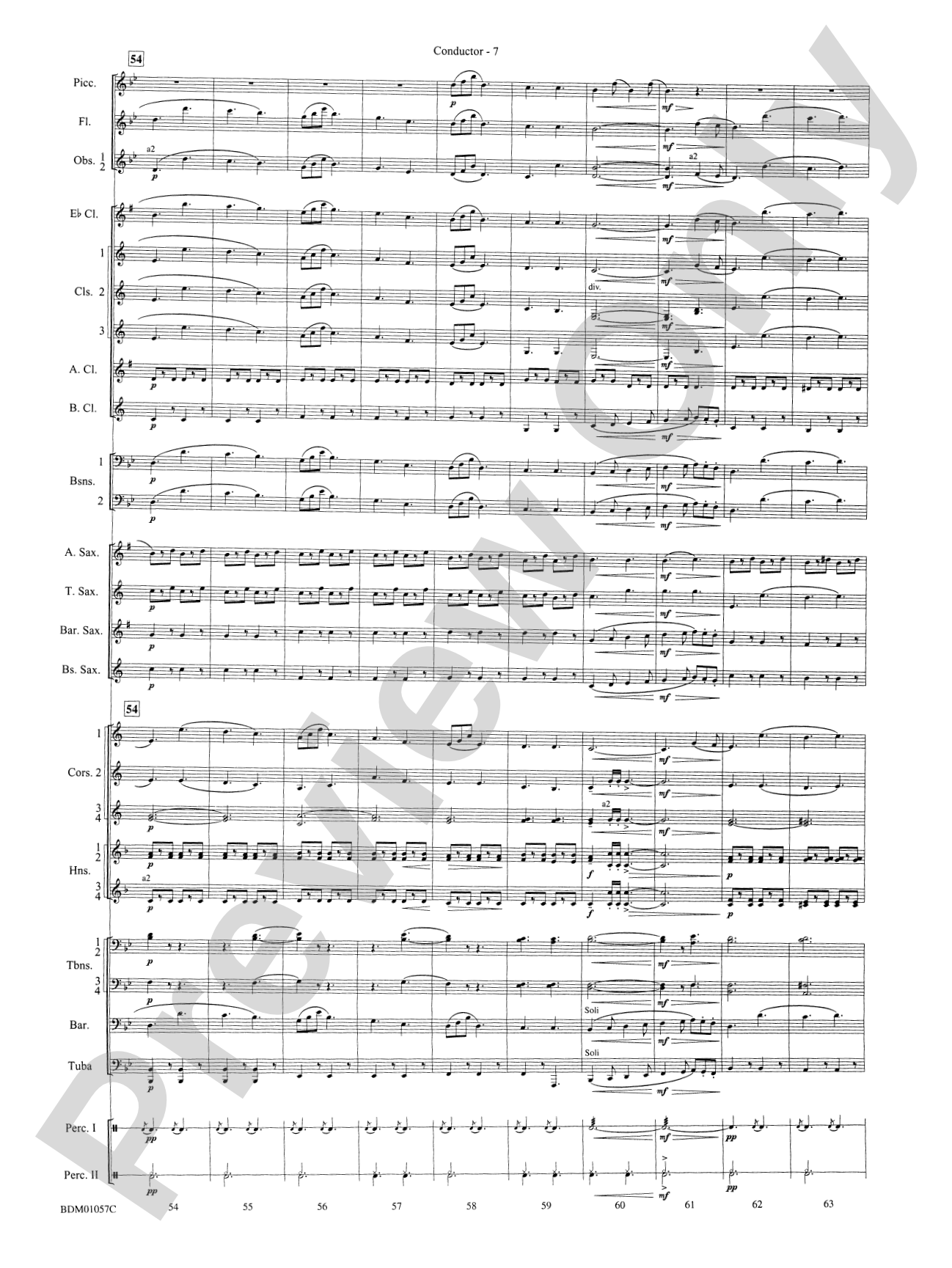 Black Horse Troop: Concert Band Conductor Score & Parts