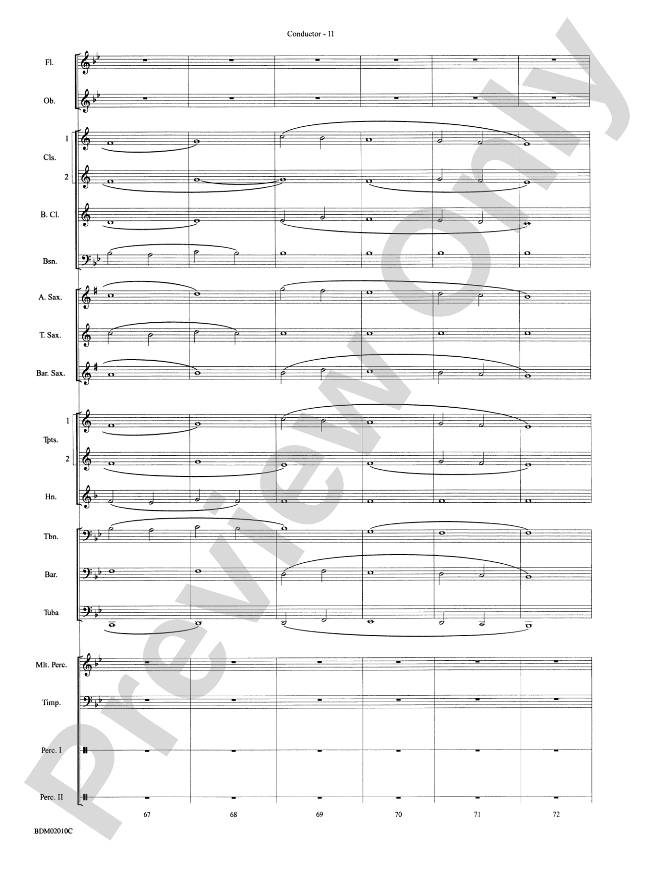Ramsgate March: Concert Band Conductor Score & Parts