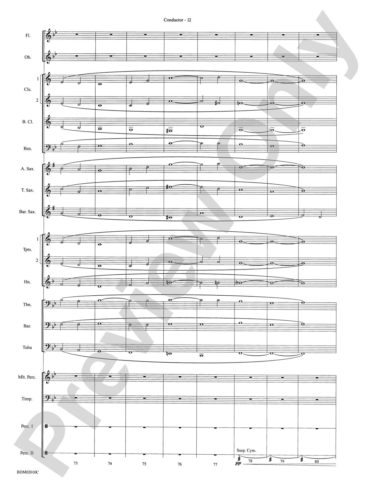 Ramsgate March: Concert Band Conductor Score & Parts