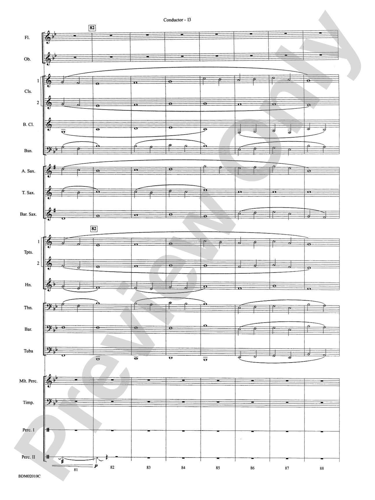 Ramsgate March: Concert Band Conductor Score & Parts