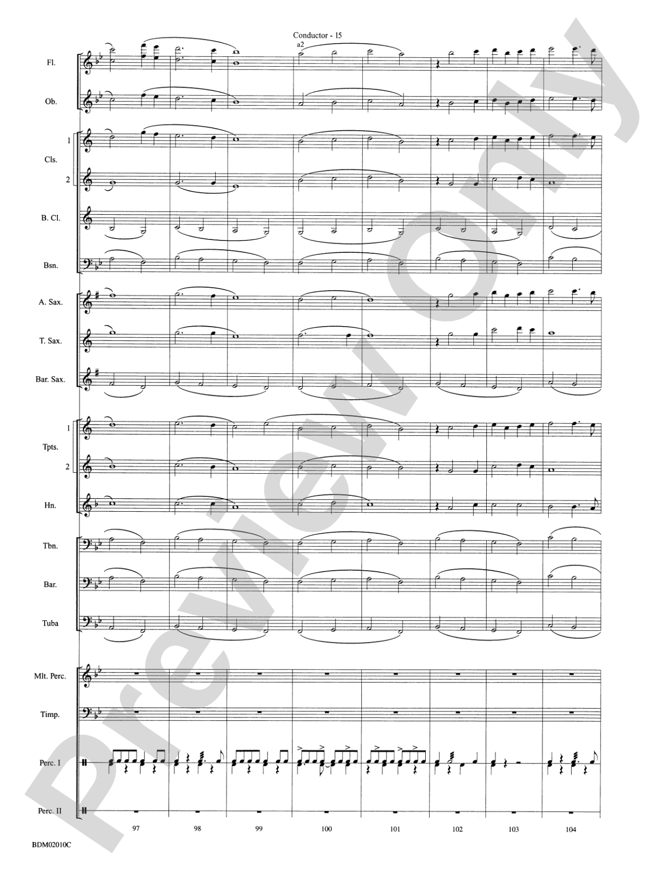 Ramsgate March: Concert Band Conductor Score & Parts