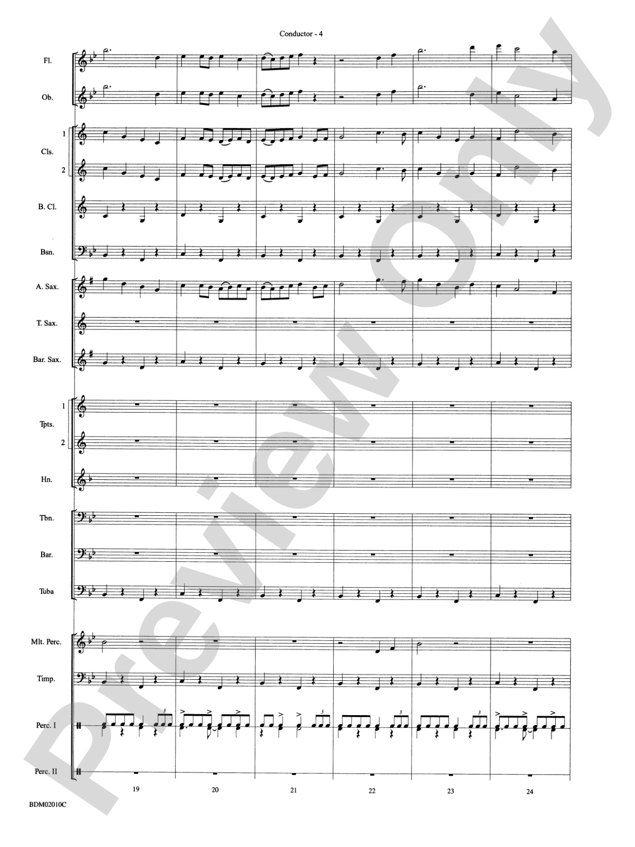Ramsgate March: Concert Band Conductor Score & Parts