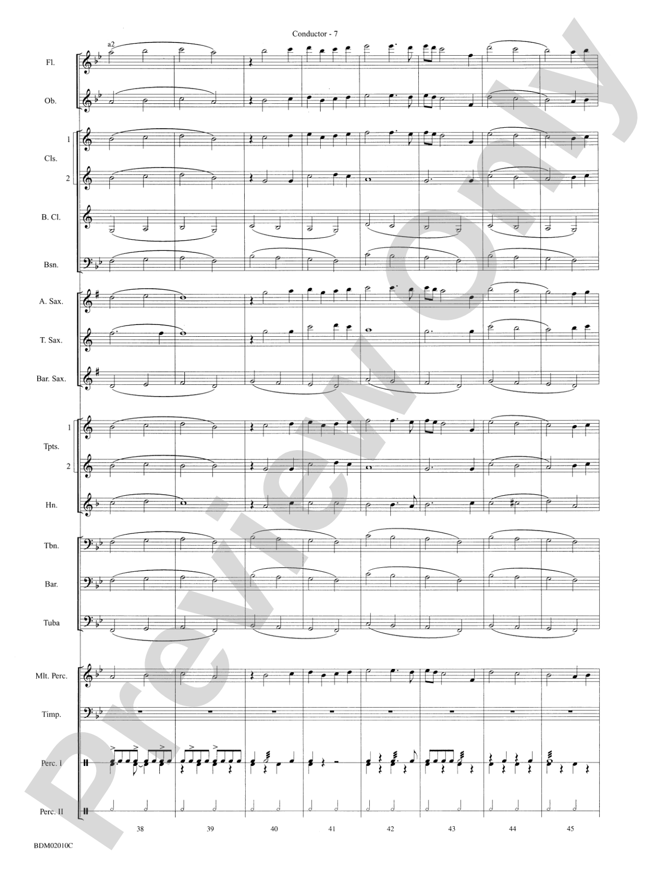 Ramsgate March: Concert Band Conductor Score & Parts