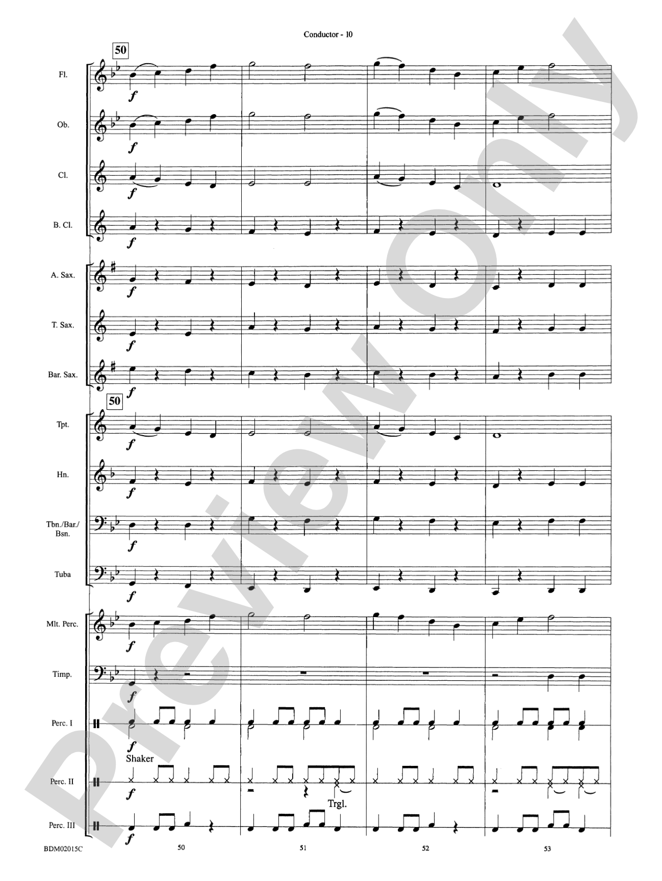 Cango Caves: Concert Band Conductor Score & Parts