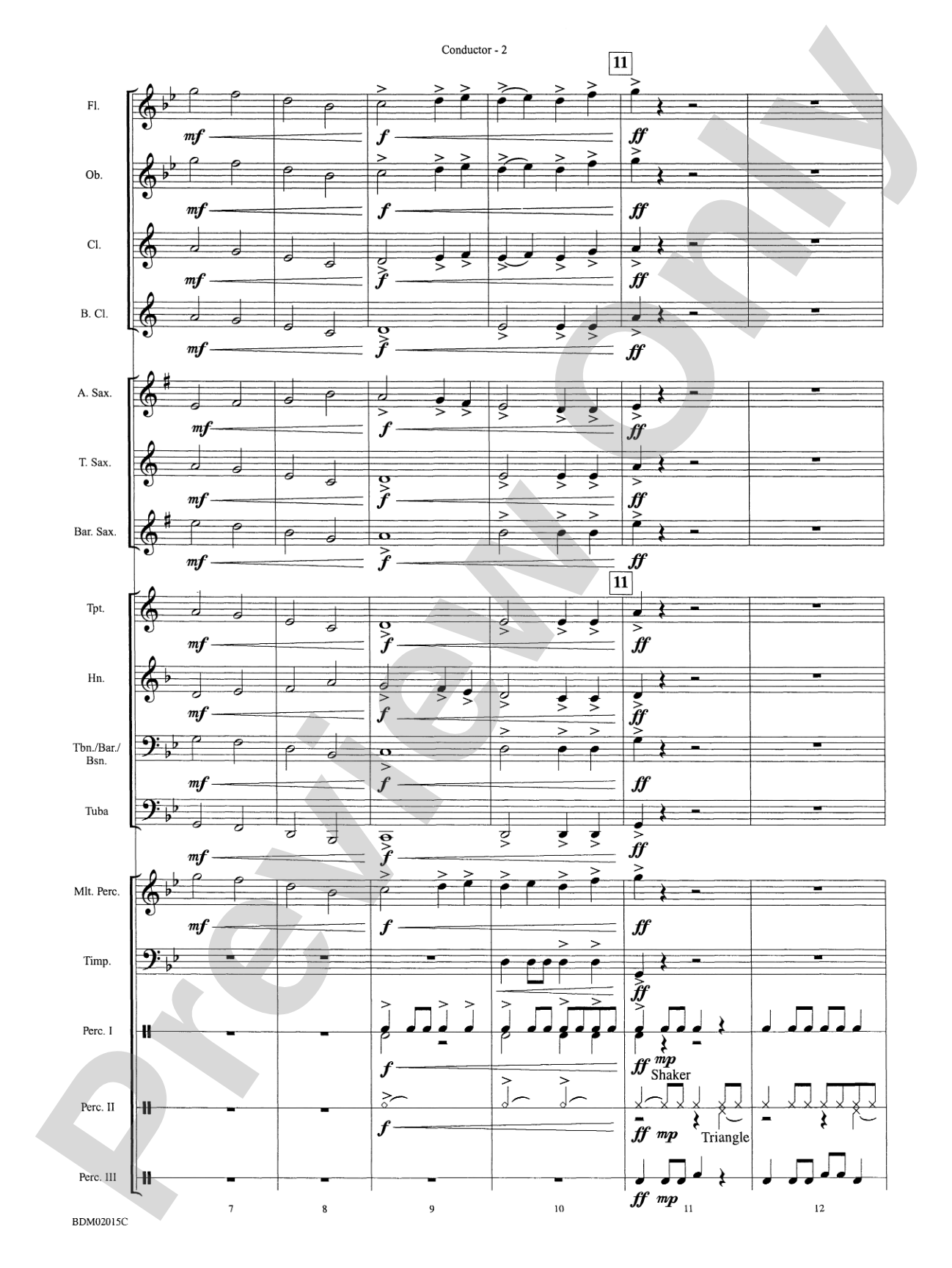 Cango Caves: Concert Band Conductor Score & Parts