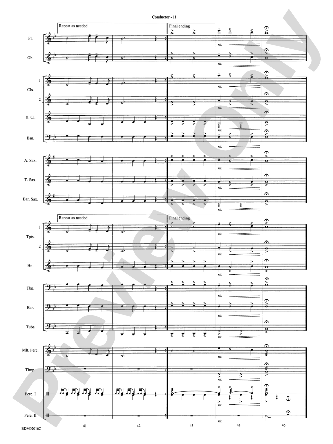 Graduation Suite (Processional: Pomp and Circumstance March No. 1 / Recessional: Rondeau from Premiere Suite): Concert Band Conductor Score & Parts