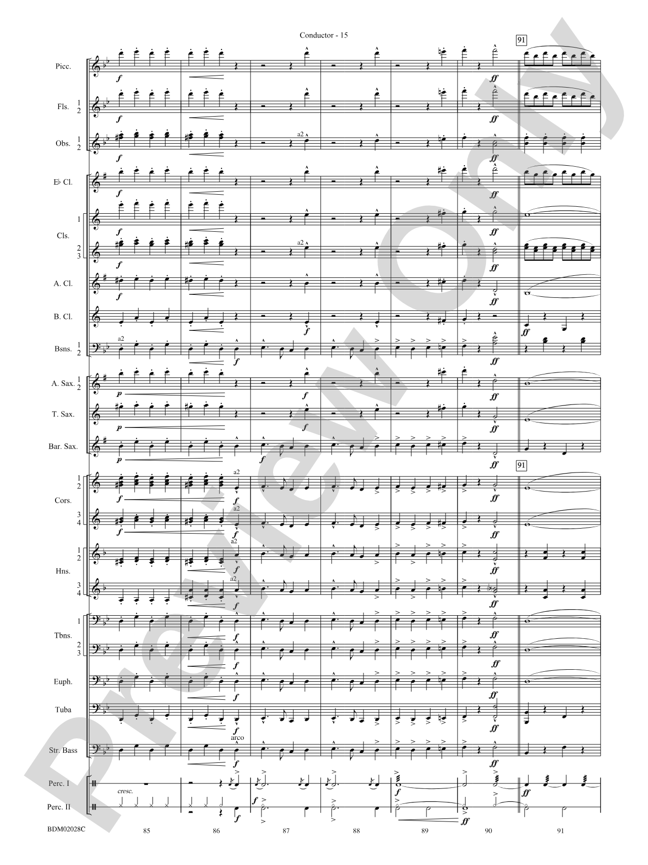 Golden Jubilee: Concert Band Conductor Score & Parts