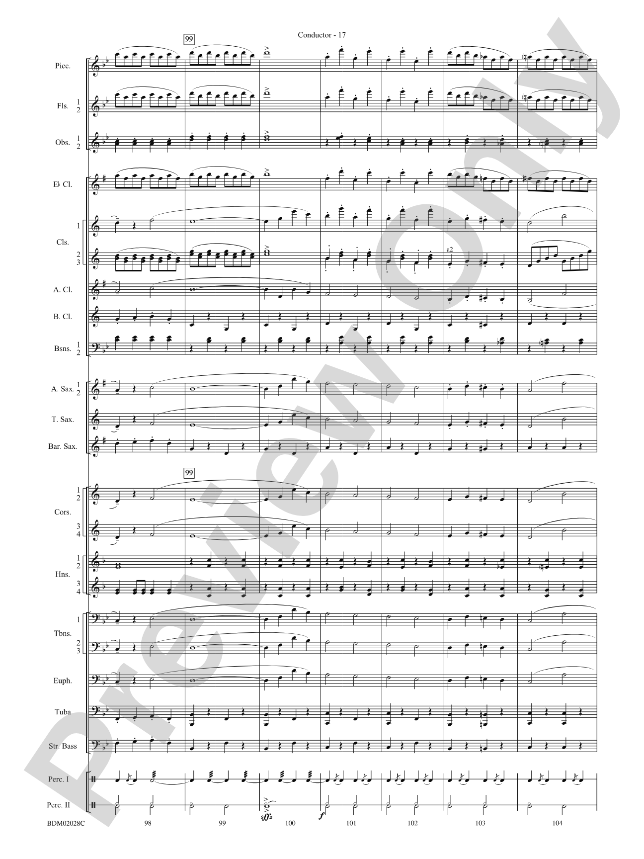 Golden Jubilee: Concert Band Conductor Score & Parts