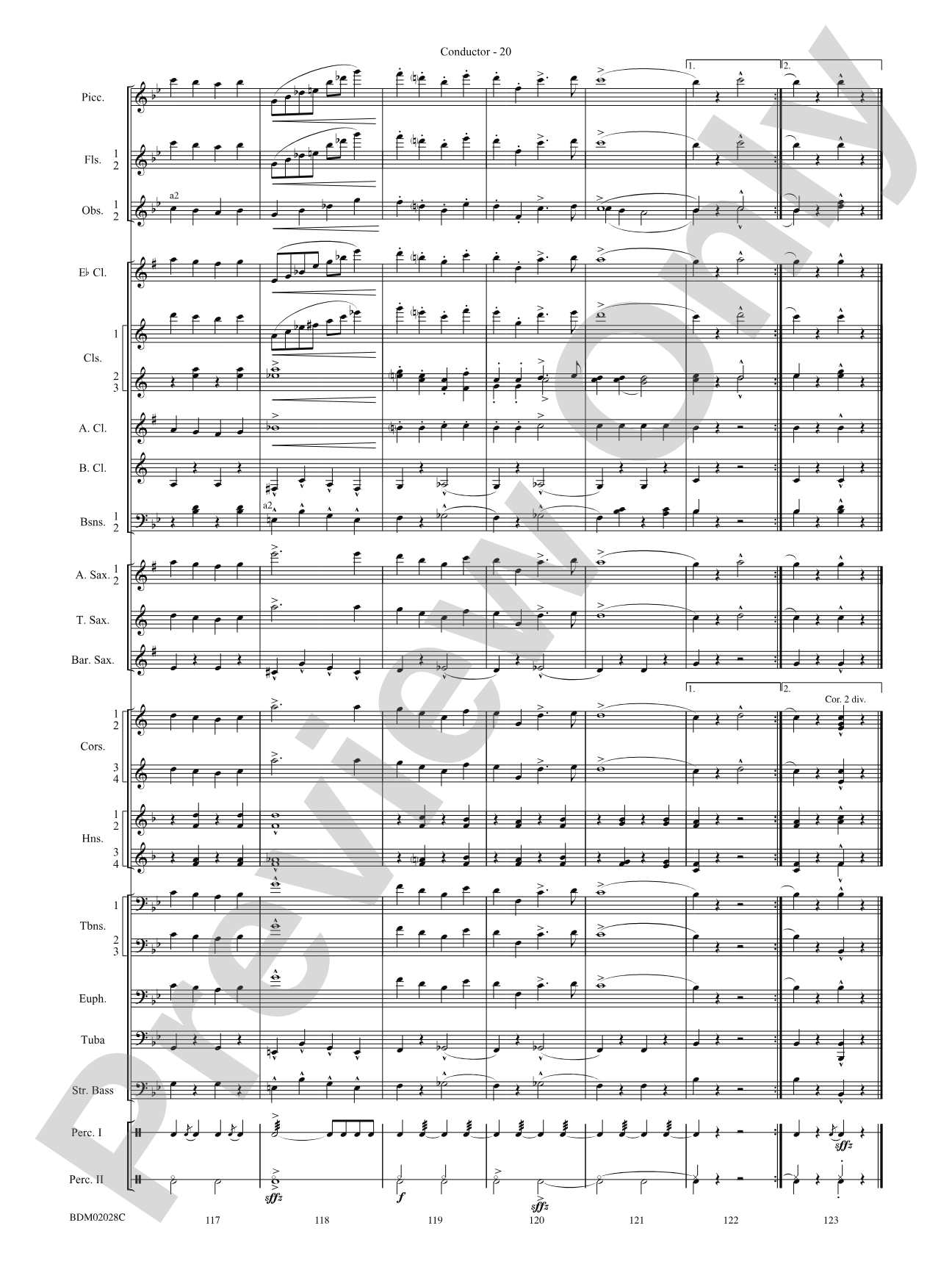 Golden Jubilee: Concert Band Conductor Score & Parts