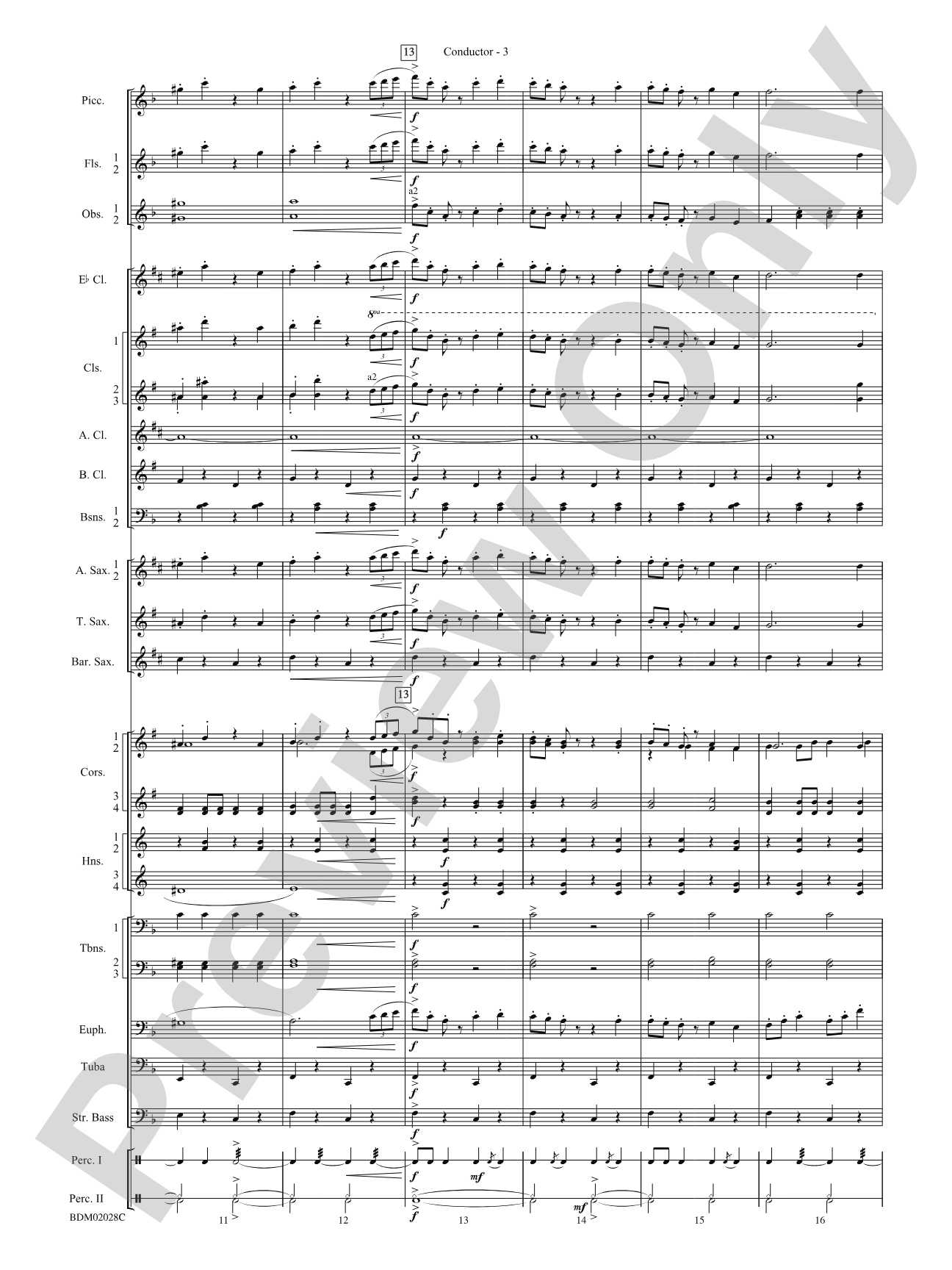 Golden Jubilee: Concert Band Conductor Score & Parts
