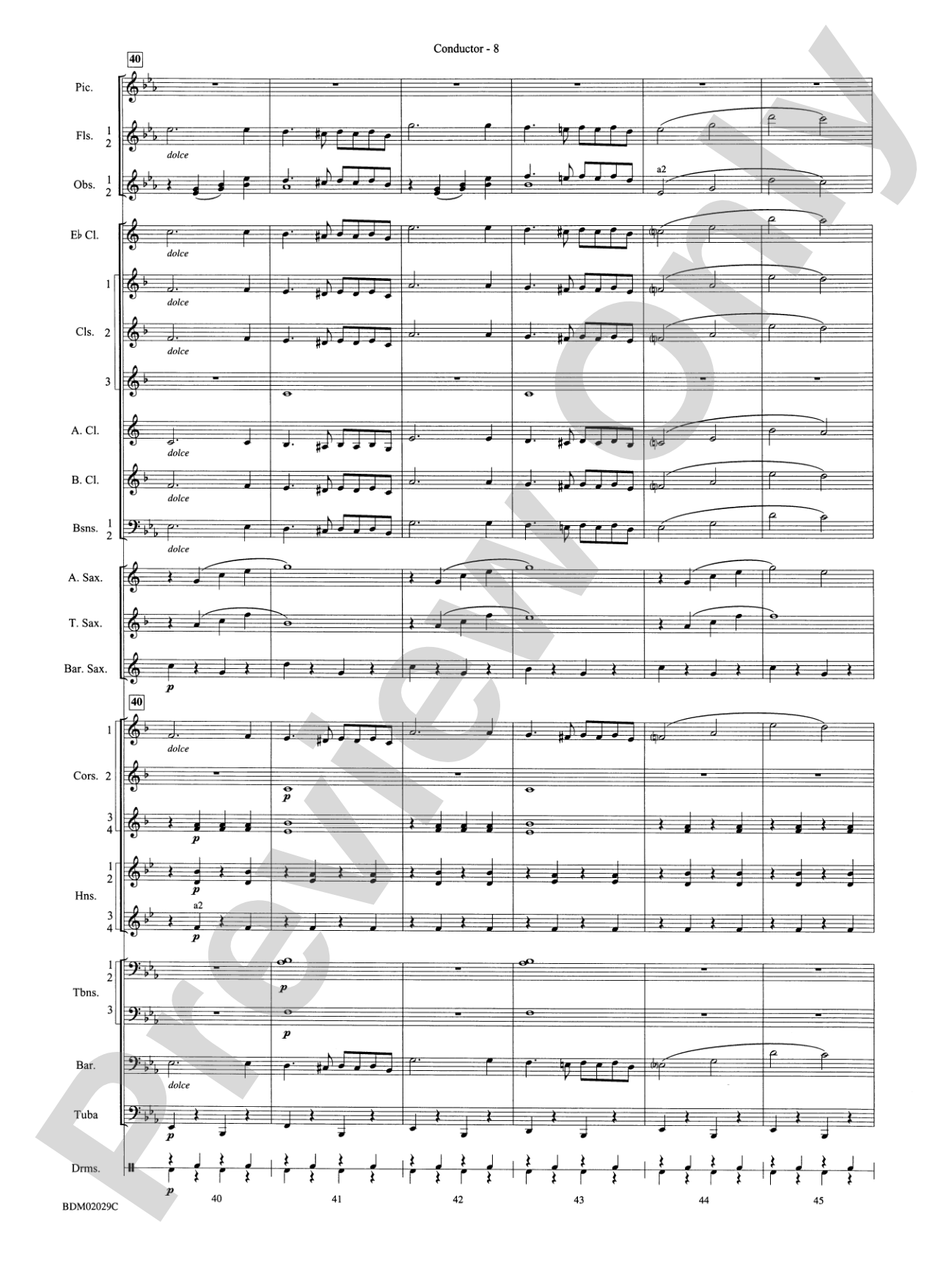 George Washington Bicentennial March: Concert Band Conductor Score & Parts
