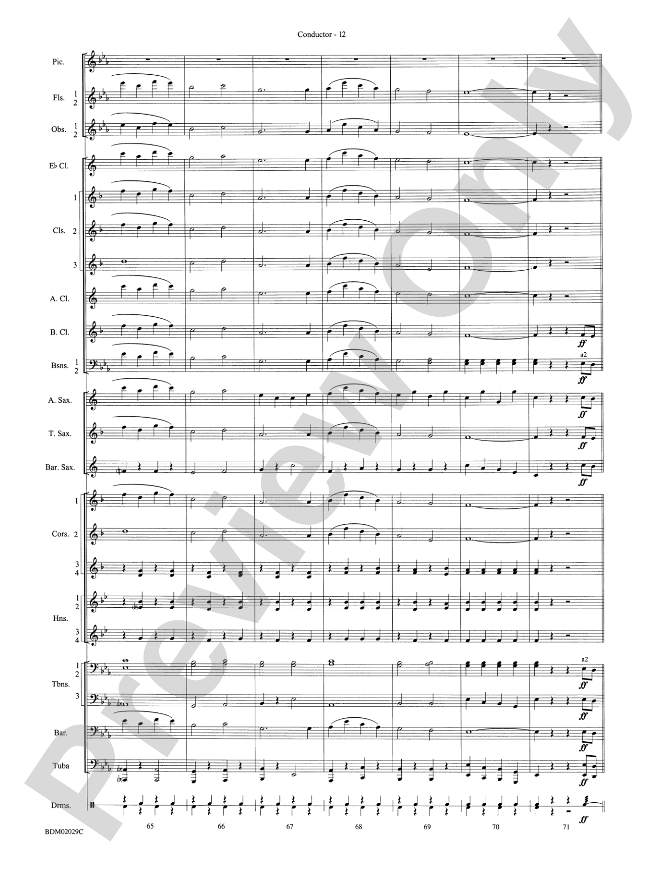 George Washington Bicentennial March: Concert Band Conductor Score & Parts