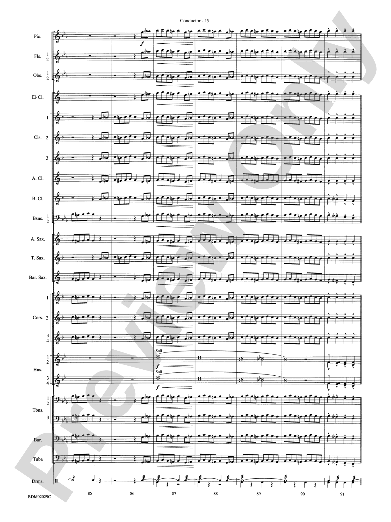 George Washington Bicentennial March: Concert Band Conductor Score & Parts