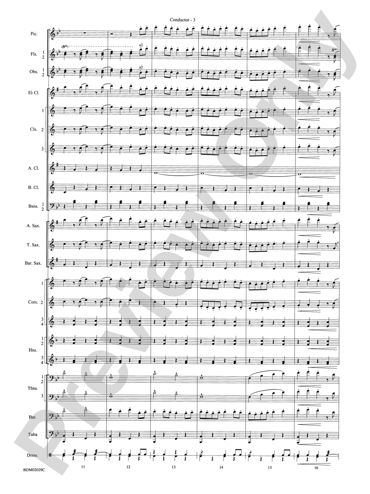 George Washington Bicentennial March: Concert Band Conductor Score & Parts