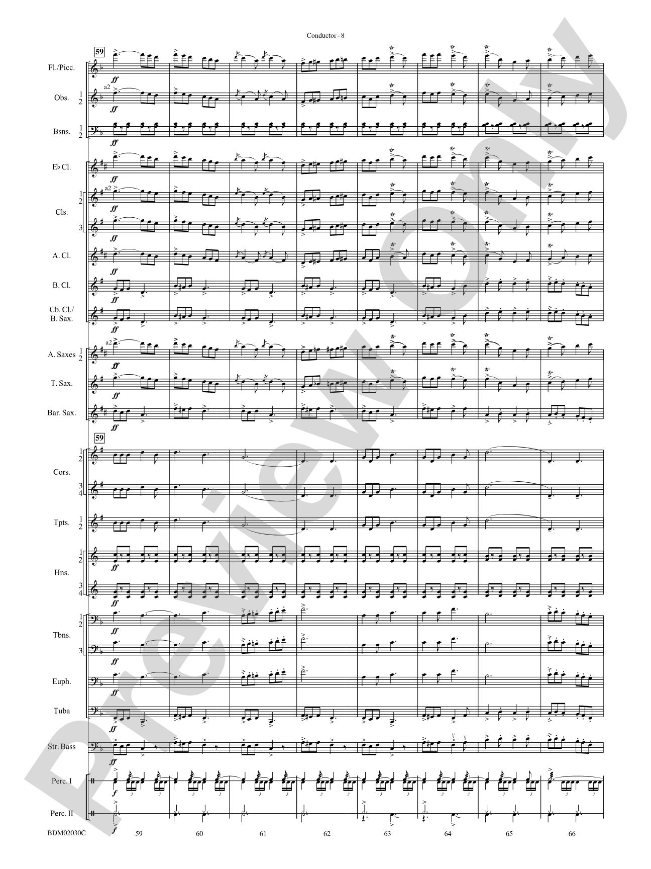 Riders for the Flag: Concert Band Conductor Score & Parts