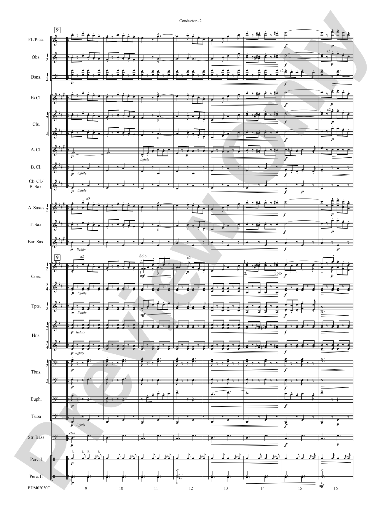Riders for the Flag: Concert Band Conductor Score & Parts