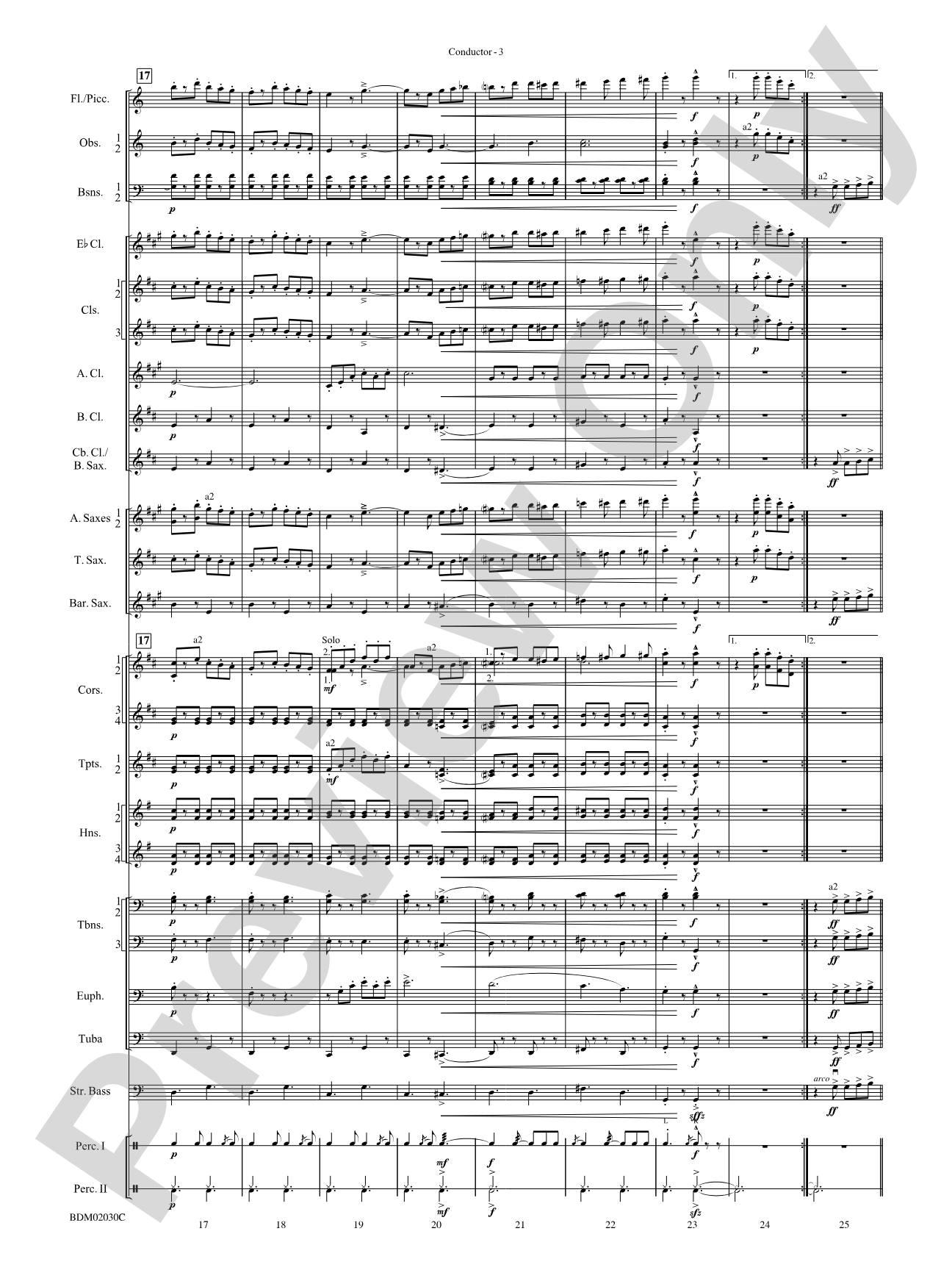 Riders for the Flag: Concert Band Conductor Score & Parts