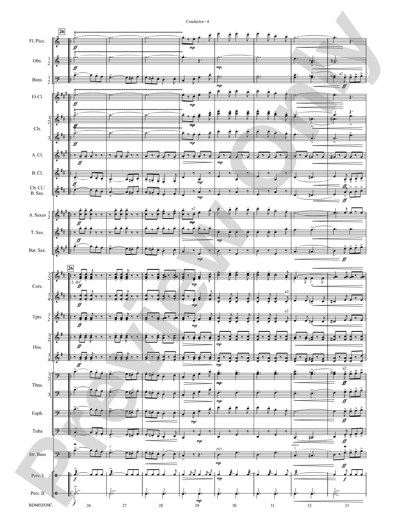 Riders for the Flag: Concert Band Conductor Score & Parts
