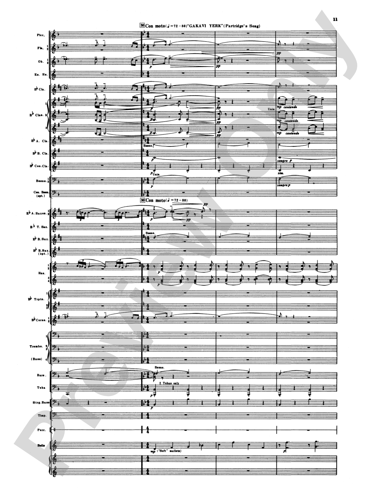 Armenian Dances, Part I: Concert Band Conductor Score & Parts