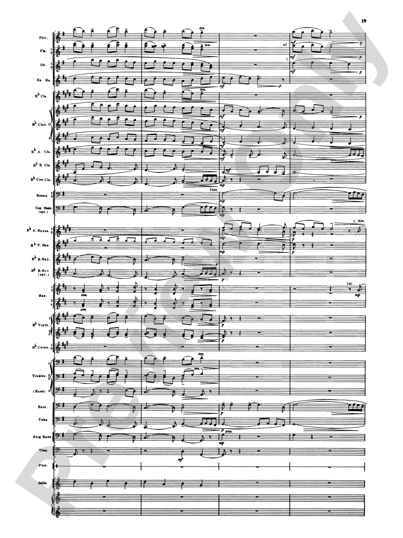 Armenian Dances, Part I: Concert Band Conductor Score & Parts