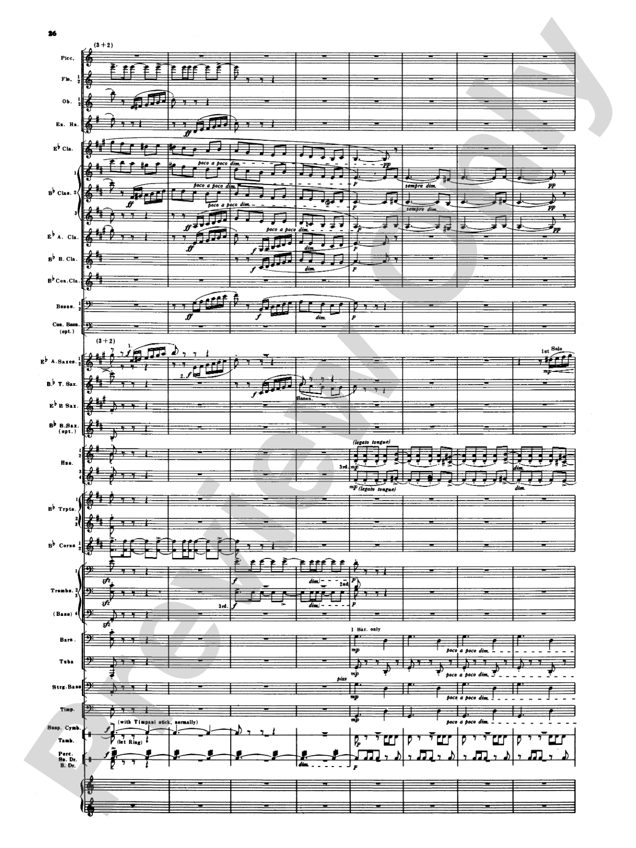 Armenian Dances, Part I: Concert Band Conductor Score & Parts