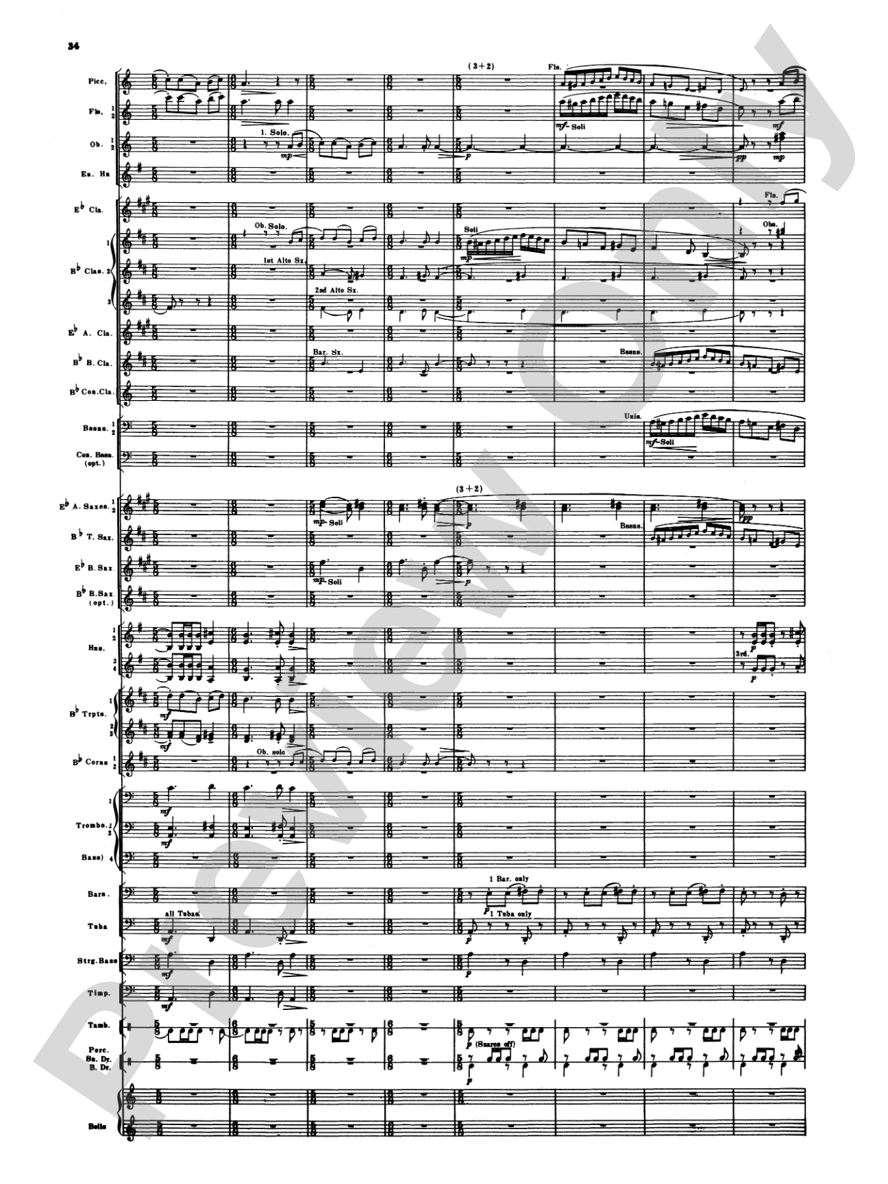 Armenian Dances, Part I: Concert Band Conductor Score & Parts