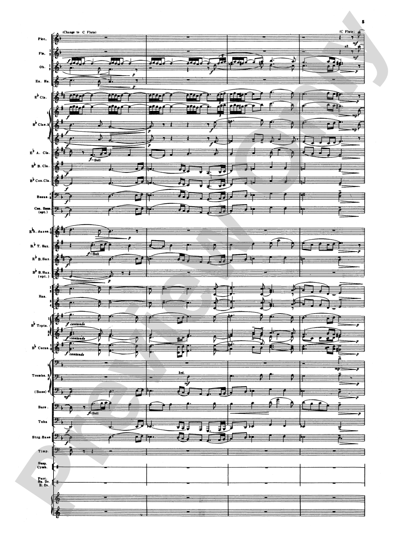 Armenian Dances, Part I: Concert Band Conductor Score & Parts