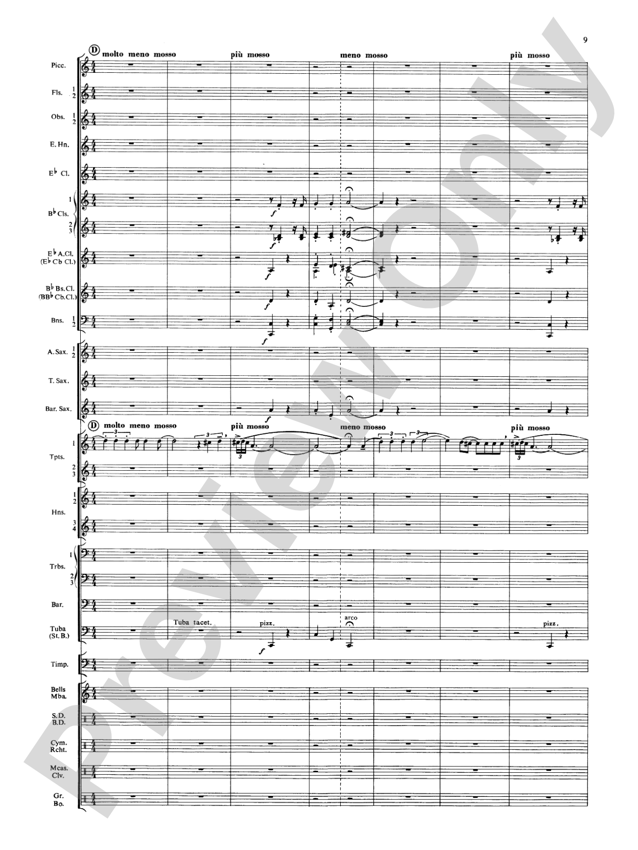 Symphonic Dance No. 3 ("Fiesta"): Concert Band Conductor Score & Parts
