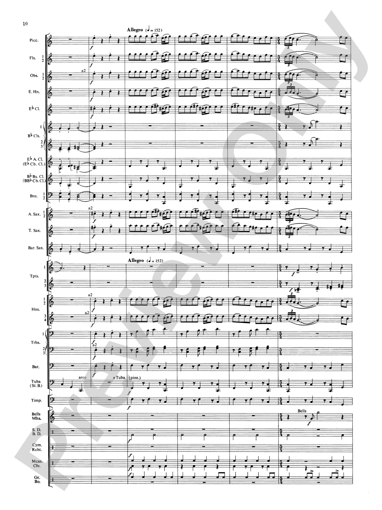 Symphonic Dance No. 3 ("Fiesta"): Concert Band Conductor Score & Parts