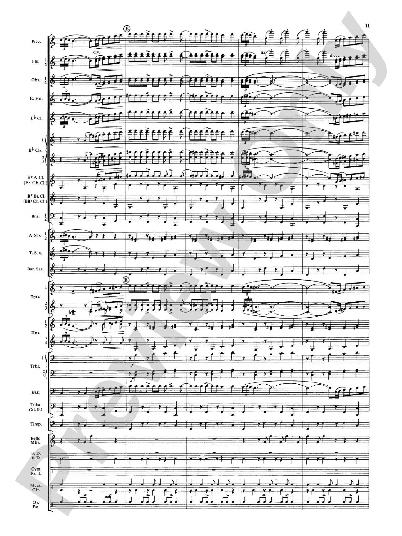 Symphonic Dance No. 3 ("Fiesta"): Concert Band Conductor Score & Parts