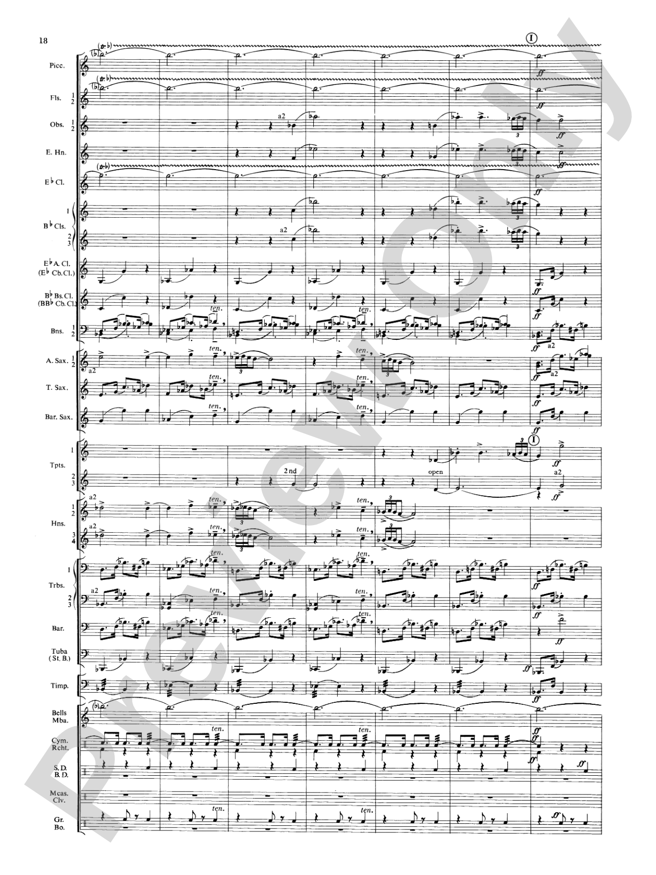 Symphonic Dance No. 3 ("Fiesta"): Concert Band Conductor Score & Parts
