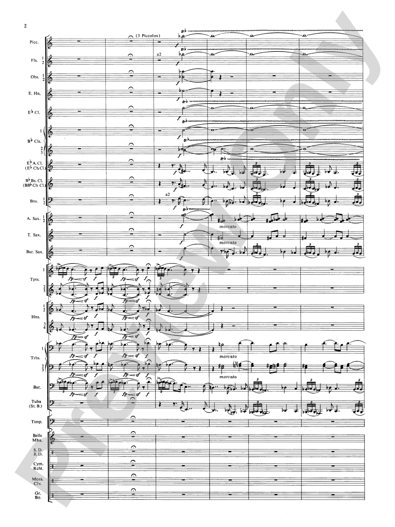 Symphonic Dance No. 3 ("Fiesta"): Concert Band Conductor Score & Parts