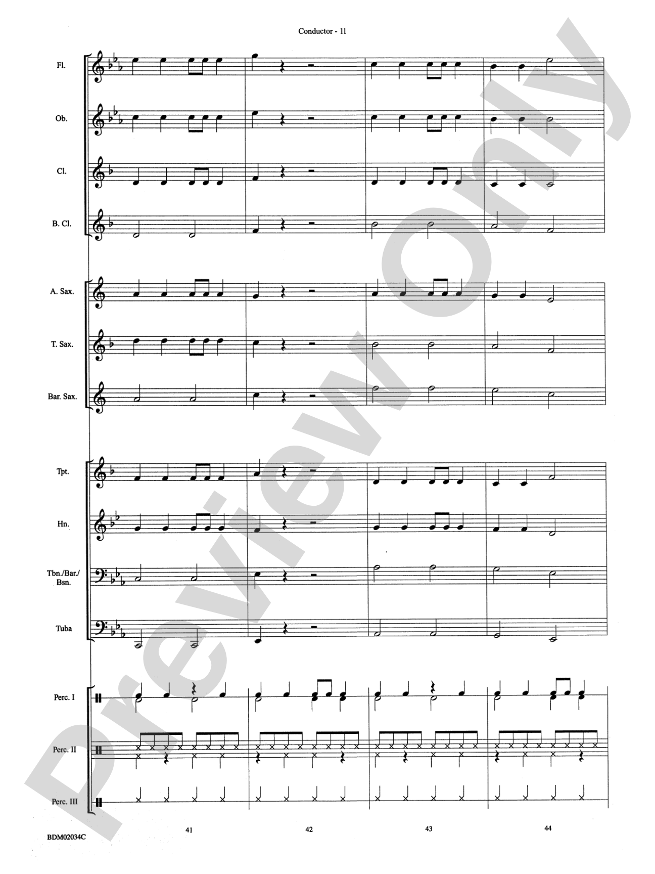 St. Nick Salsa: Concert Band Conductor Score & Parts