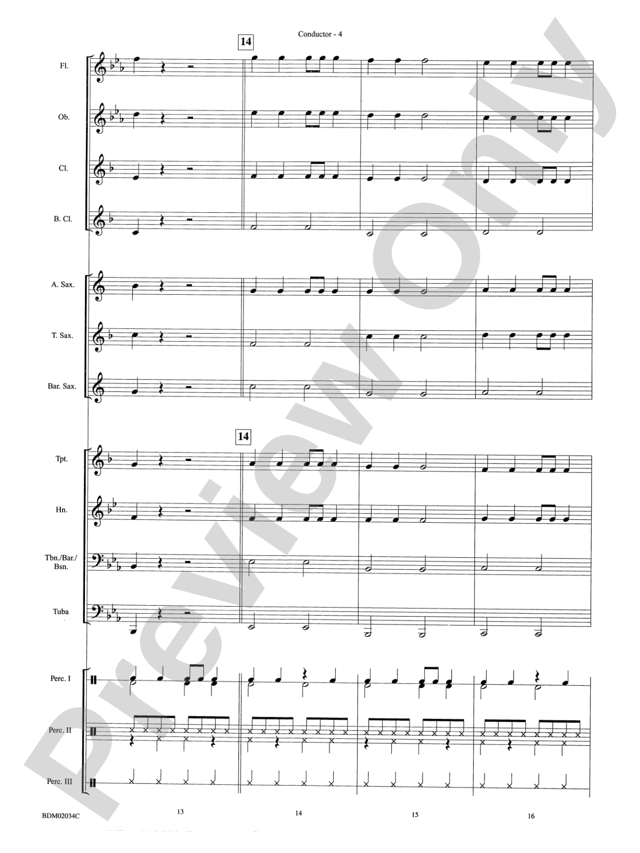 St. Nick Salsa: Concert Band Conductor Score & Parts